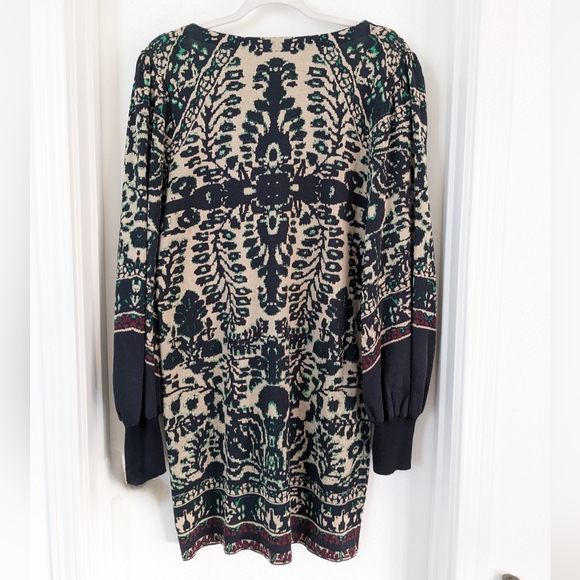 Free People Music & Lyrics Printed Sweater Mini Dress - Picture 5 of 14